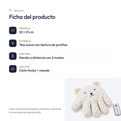 Hushy: duerme él, descansas tú